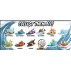 Игровой набор Фингерборд с фигуркой Shreddin' Sharks SAWBONES 561996